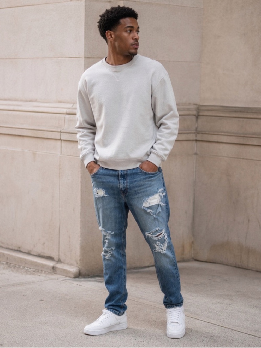 Levi’s 511 Slim Fit Distressed Jeans Men’s 32x32 Ripped Denim